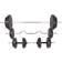 vidaXL Barbell and Dumbbell Set 90kg