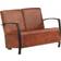 vidaXL 2-personers ægte skind Sofa 106cm 2 personers