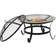 vidaXL 2-in-1 Fire Pit and BBQ with Poker