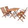 vidaXL 44683 Ensemble repas de patio, 1 Table incluse 4 Chaises