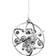 Endon Lighting Muni Spherical Pendant Lamp ∅ 48cm