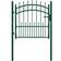 vidaXL Fence Gate with Spikes 146383 102x150cm