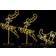 vidaXL Flying Reindeer & Sleigh Julelampe 87cm