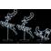 vidaXL Flying Reindeer & Sleigh Julelampe 87cm