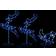 vidaXL Flying Reindeer & Sleigh Julelampe 87cm