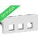 Schneider Electric Fuga dataudtag til 3xKeystone (L) 2M hvid
