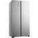 Hisense RS677N4BIE Grey, Stainless Steel, Silver