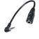 DeLock Angled 3.5mm-3.5mm M-F 0.1m