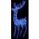 vidaXL XXL Reindeer Jullampa 180cm