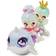 Spin Master Hatchimals Pixies Riders Shimmer Babies Baby Twins with Glider and 4 Accessories