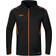 JAKO Challenge Hooded Jacket Unisex - Black/Neon Orange