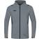 JAKO Challenge Hooded Jacket Unisex - Stone Grey/Black