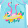 Swimpy Flamingo UV Sweater - Turquoise