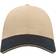Atlantis Liberty Sandwich Heavy Brush 6 Panel Cap 2-pack - Natural/Navy