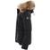 Hollies Livigno Long Jacket - Black/Nature (Real Fur)