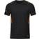 JAKO Challenge T-shirt Unisex - Black Melange/Neon Orange