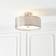 Endon Lighting Cordero White/Satin Nickel Ceiling Lamp