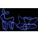 vidaXL Reindeer and Sleigh Jullampa 47cm