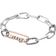 Pandora Me Styling Savage Word Link Charm - Rose Gold