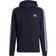 Adidas Essentials French Terry 3-Stripes Hoodie - Legend Ink/White