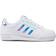 Adidas Junior Continential 80 Stripes - Cloud White/Cloud White/Pulse Aqua