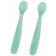 Chicco Soft Silicone Spoon 6m+2 pcs