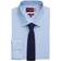 Brook Taverner Pisa Long Sleeve Slim Fit Shirt - Bleu