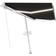 vidaXL Tenda Da Sole Retrattile Manuale Con LED 450x300 Cm Antracite 450x300cm