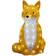 Konstsmide Acrylic Sitting Fox Christmas Lamp 40cm