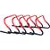 Pure2Improve Set Sprint Hurdles 5pcs rood zwart 1-SIZE