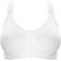 Anita Frontline Open Front Closure Sports Bra - White