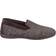 Cotswold Stanley Moc Toe Full Slipper - Negro/Marrón