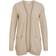 Vila Basic Knitted Cardigan - Beige/Natural Melange