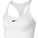 Nike Dri-Fit Swoosh 1-Piece Pad Sports Bra - White/Black