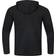 JAKO Challenge Hooded Leisure Jacket - Black Melange/Neon Orange (9821-506)