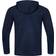 JAKO Challenge Hooded Leisure Jacket Unisex - Seablue Melange/Maroon