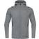 JAKO Challenge Hooded Leisure Jacket Unisex - Stone Grey Melange/Black