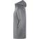 JAKO Challenge Hooded Leisure Jacket Unisex - Stone Grey Melange/Black