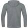 JAKO Challenge Hooded Leisure Jacket Unisex - Stone Grey Melange/Black