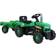 Charles Bentley Dolu Ride On Tractor with Trailer Green