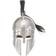 vidaXL Greek Warrior Helmet Antique Replica Larp Silver Steel