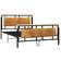 vidaXL Bed Frame Metal Mdf 90cm Sängram 140X200cm