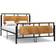 vidaXL Bed Frame Metal Mdf 90cm Sängram 140X200cm