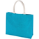 KiMood Jute Beach Bag - Turquoise