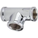 VIEGA T-stykke 1/2" Messing Forkromet