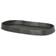 Ferm Living Yama Ablage Oval 19 x 1.5 x 9.5 cm - Schwarz/BxHxT Vassoio da portata