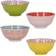 KitchenCraft Brights Patterned Ensaladera 15cm 4pcs