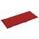 vidaXL 314110 Cuscino per sedia Rosso (120x50cm)