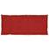 vidaXL 314110 Coussin de chaise Rouge (120x50cm)