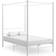 vidaXL Canopy 201cm Sengeramme 120x200cm